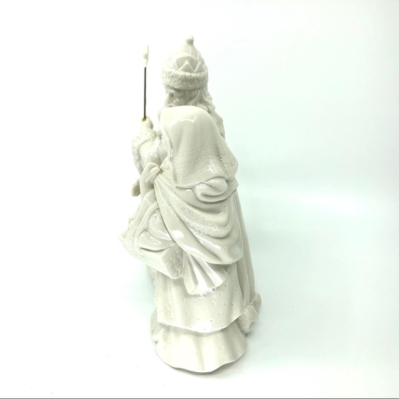 SOLD Father Frost & Babushka White Porcelain Figurine - Picture 2 of 16